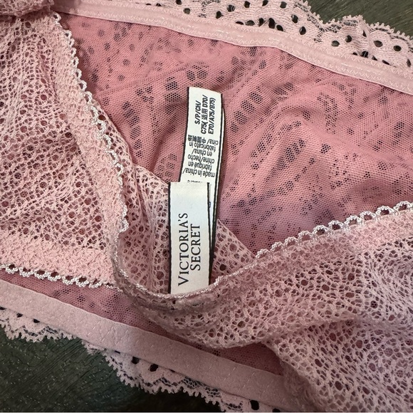 Victoria secret dream angels blush lace off the shoulder bralette  S - Picture 4 of 5